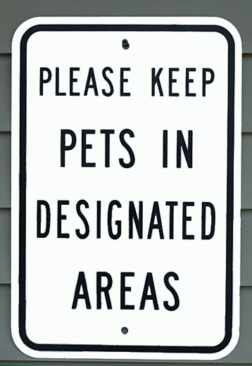 Pet Sign